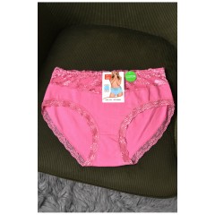 Труси жіночі напівбатального рожевого кольору 170827L