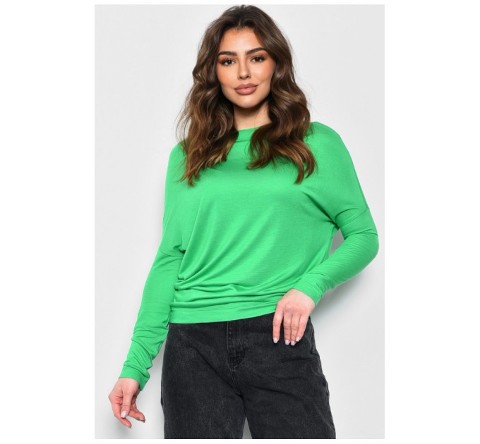 Кофта жіноча напівбатальна зеленого кольору 172128L