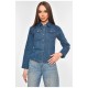 Сорочка жіноча джинсова синього кольору 174959L