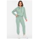 Спортивный женский костюм мятного цвета 175876L