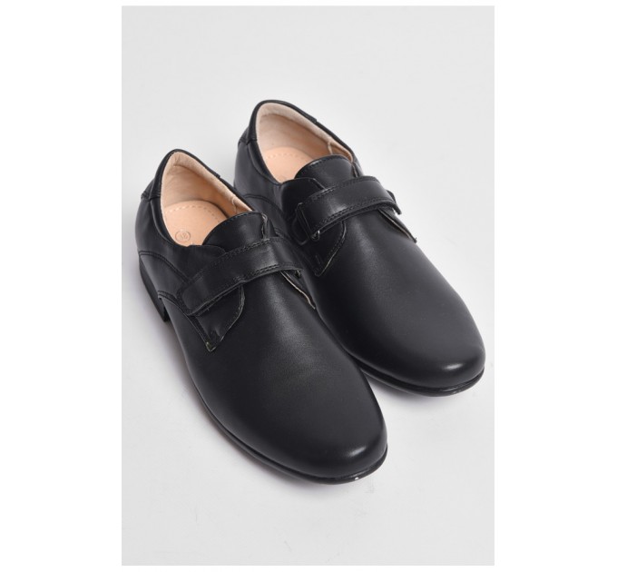 Туфлі підліткові для хлопчика чорного кольору 176157L