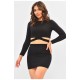 Костюм жіночий чорного кольору 178279L