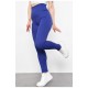 Лосини жіночі в рубчик синього кольору 178316L