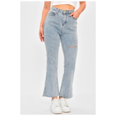 Джинси жіночі блакитного кольору 178349L