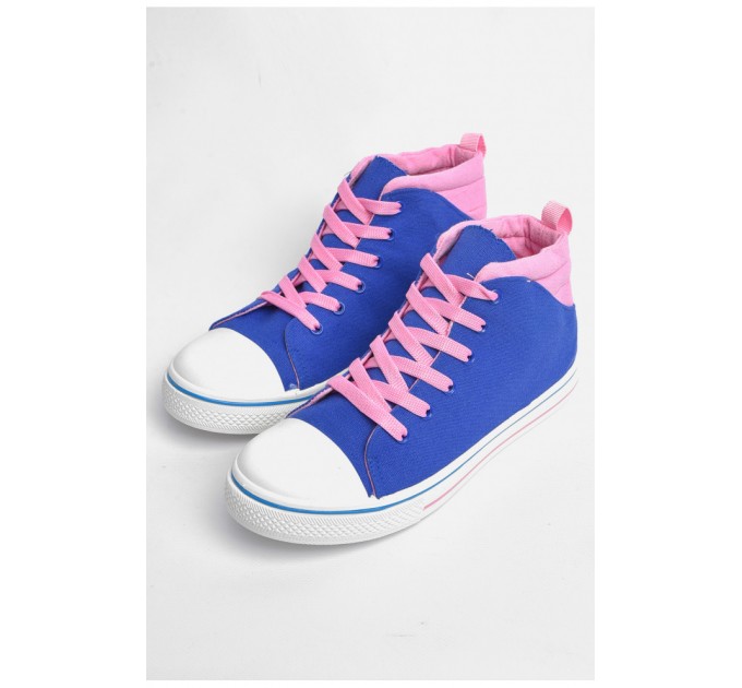 Кеды детские текстильные розового цвета 178858L