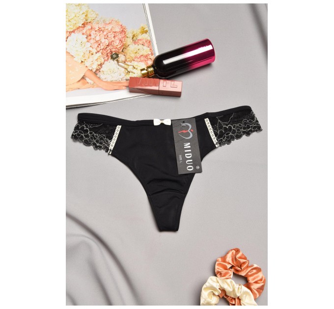 Стрінги жіночі чорного кольору 179147L