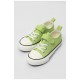 Кеди дитячі салатового кольору однотонні текстиль 179156L