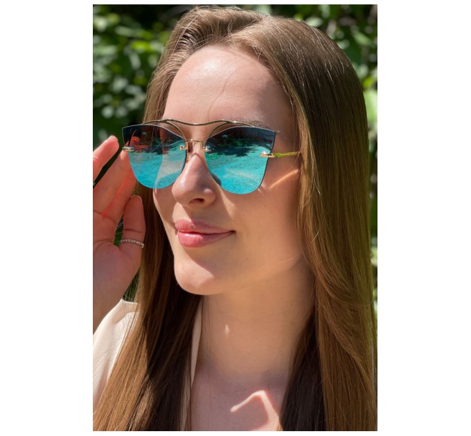 Окуляри жіночі золотистого кольору 179335L