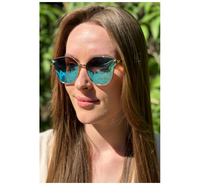 Очки женские золотистого цвета 179404L