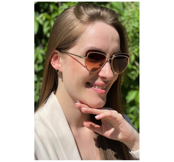 Окуляри жіночі золотистого кольору 179411L