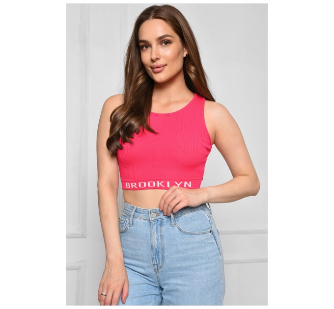 Топ жіночий малинового кольору 179741L