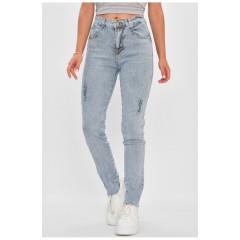Джинси жіночі блакитного кольору 180342L