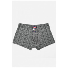 Боксери чоловічі напівбатальні сірого кольору 180469L