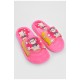 Шльопанці дитячі резинові рожевого кольору з малюнком 180515L