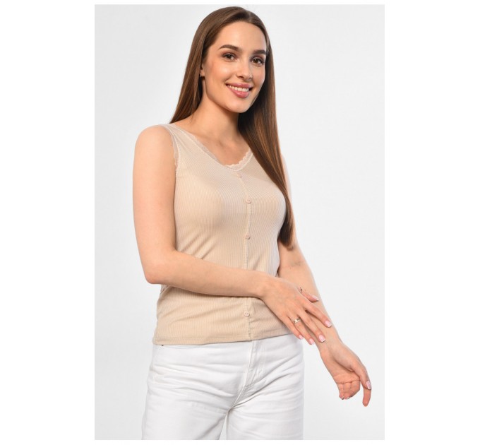 Майка жіноча бежевого кольору 181130L