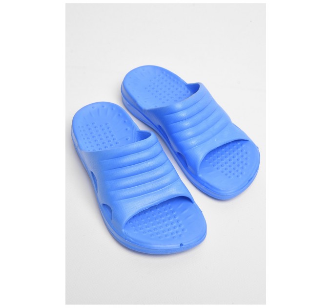 Шльопанці дитячі для дівчинки піна синього кольору 181295L