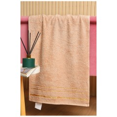 Полотенце для лица махровое бежевого цвета 181808L