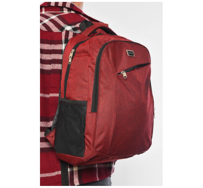 Рюкзак мужской спортивный бордового цвета 182280L