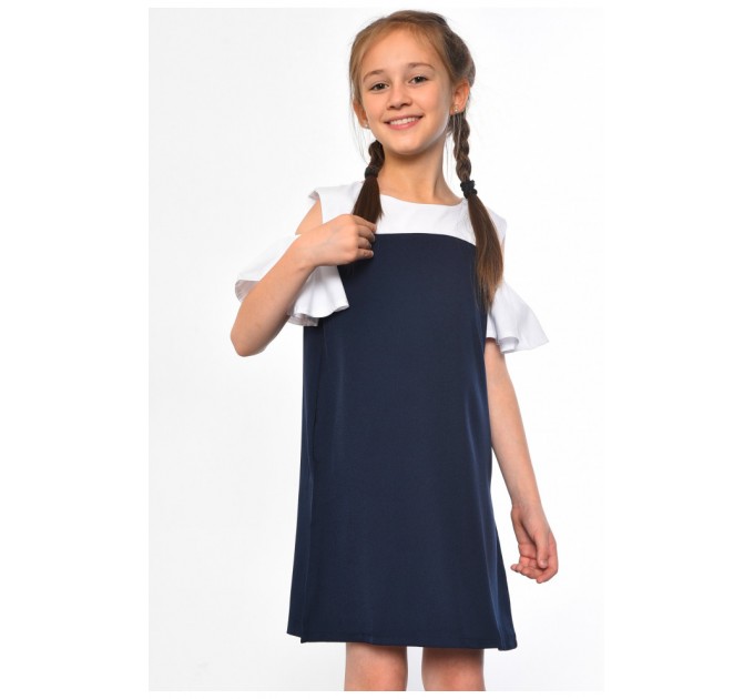 Сукня дитяча для дівчинки темно-синього кольору 182785L