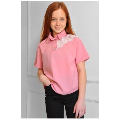 Блуза пiдлiткова для дівчинки темно-рожевого кольору 182841L