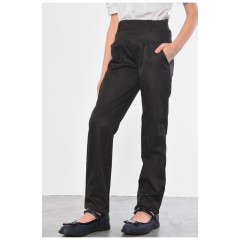 Детские брюки для девочки черного цвета 182843L