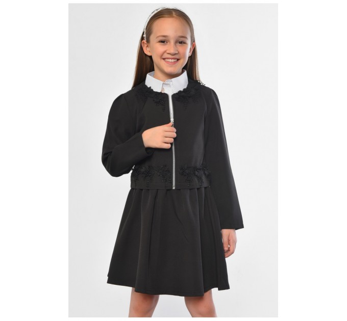 Костюм дитячий для дівчинки чорного кольору 182859L