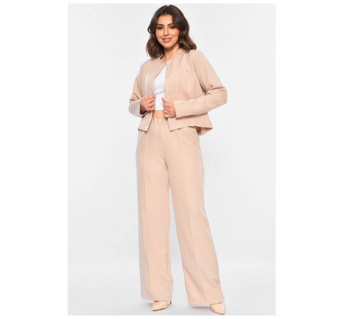 Костюм женский бежевого цвета 183329L