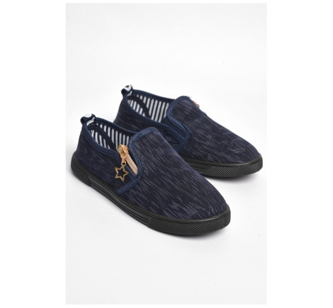Мокасини дитячі темно-синього кольору 183474L