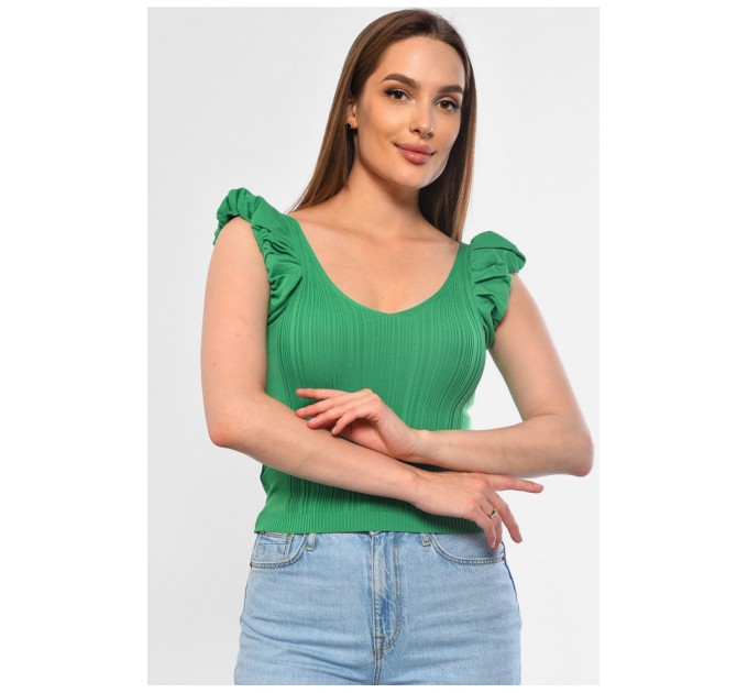 Женская майка зеленого цвета 183526L