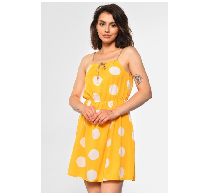 Сарафан жіночий жовтого кольору 183790L