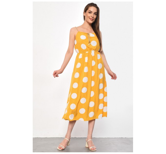 Сарафан жіночий жовтого кольору 183802L
