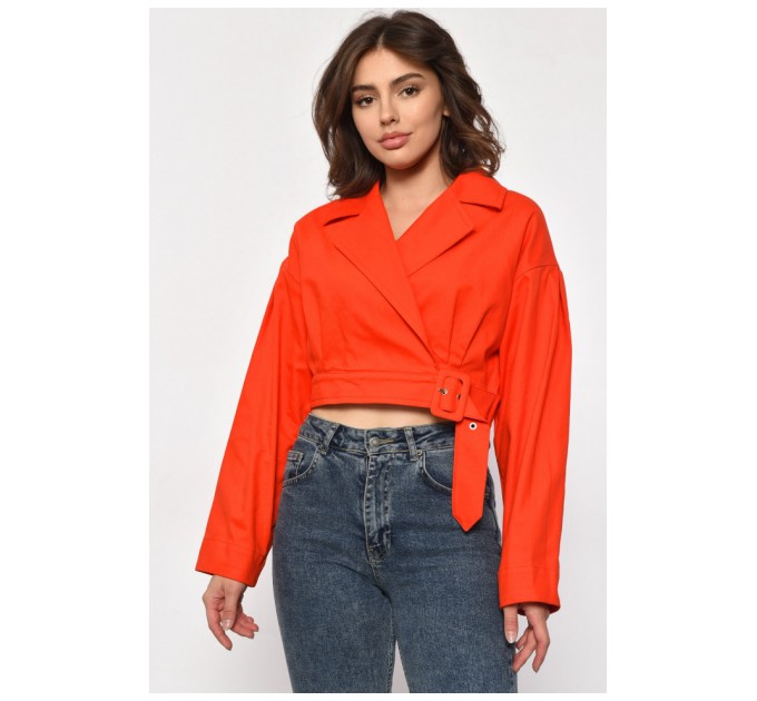 Пиджак женский кораллового цвета 184394L