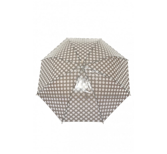 Зонт полуавтомат тростник серого цвета 184414L