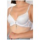 Бюстгальтер жіночий білого кольору чашка В 186269L