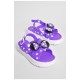 Босоніжки дитячі для дівчинки фіолетового кольору 187131L Босоніжки дитячі для дівчинки фіолетового кольору 187131L