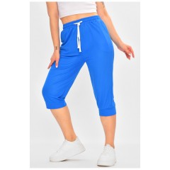 Бриджі жіночі батальні синього кольору 187356L