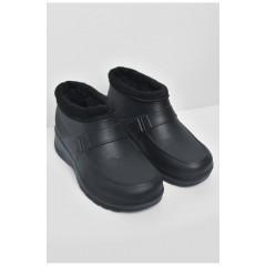 Калоші чоловічі на хутрі чорного кольору 187367L