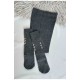 Колготи дитячі для дівчинки темно-сірого кольору 187599L