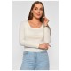 Кофта жіноча білого кольору 187801L