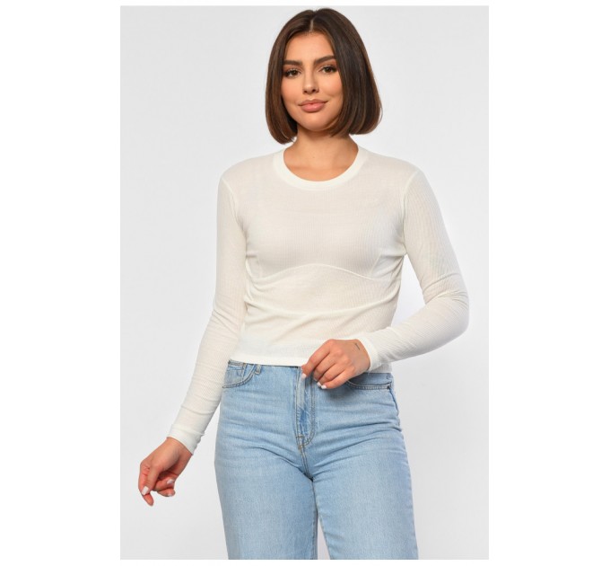 Женская кофта белого цвета 187804L