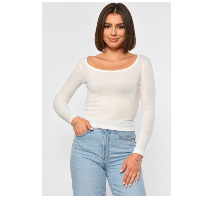 Женская кофта белого цвета 187805L