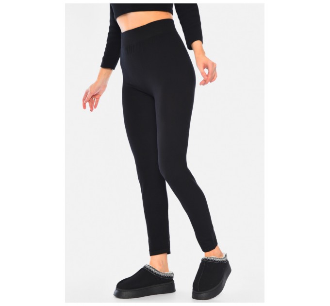 Лосини жіночі напівбатальні чорного кольору 188033L