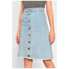 Спідниця жіноча джинсова блакитного кольору 188383L