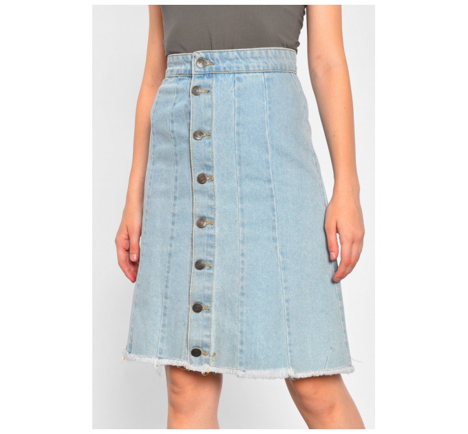 Спідниця жіноча джинсова блакитного кольору 188383L