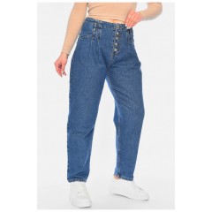 Джинси жіночі синього кольору 188468L