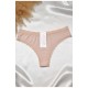 Стринги женские с кружевом бежевого цвета 188792L