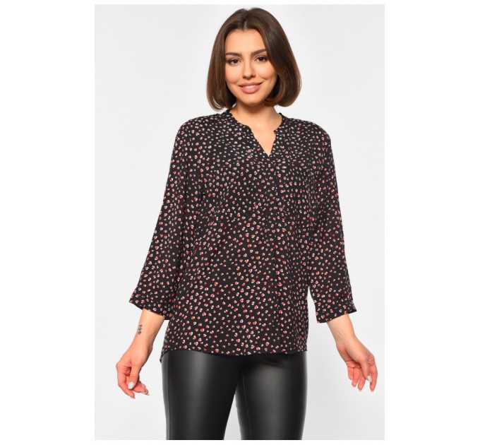 Блуза жіноча чорного кольору 188990L