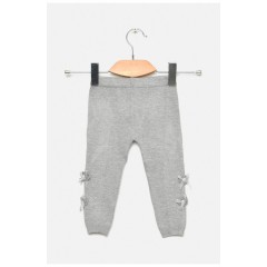 Лосіни дитячі демісезонні для дівчинки світло-сірого кольору 189114L