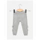 Лосіни дитячі демісезонні для дівчинки світло-сірого кольору 189114L