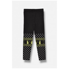 Лосіни дитячі демісезонні для дівчинки чорного кольору 189154L